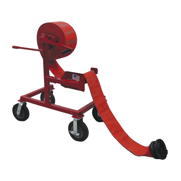 Large Diameter Hose Winder Ready Rack