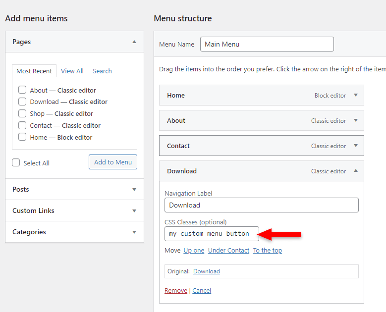 How to Add a Button to Menu in WordPress with CSS (Examples Included