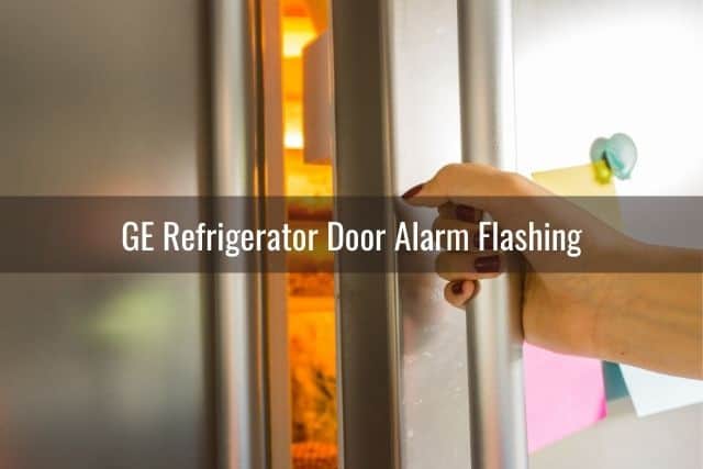 GE Refrigerator Control Panel/Light/Door Alarm Flashing