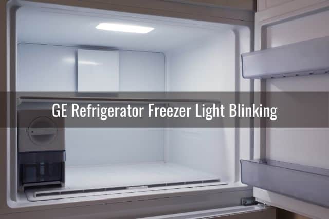 GE Refrigerator Control Panel/Light/Door Alarm Flashing
