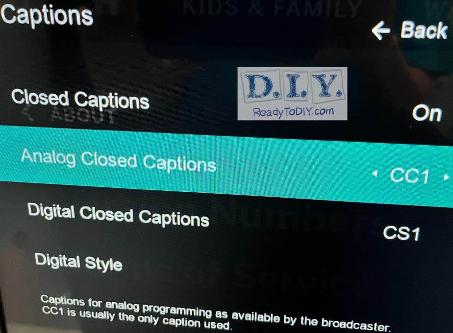 Vizio TV Closed Caption Not Working - Ready To DIY