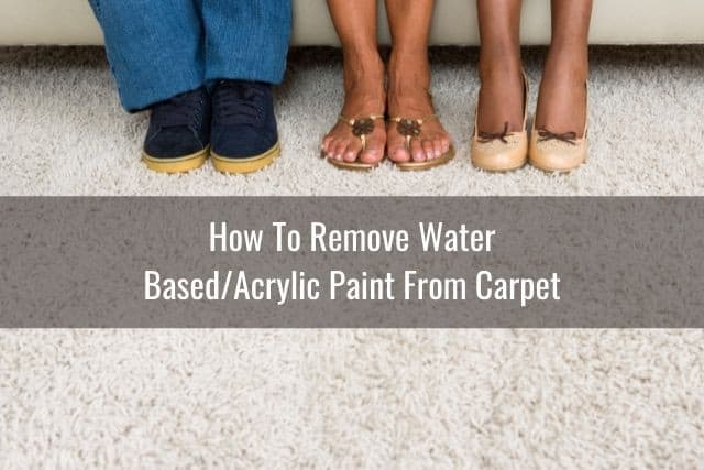 How To Remove Paint From Carpet Ready To DIY