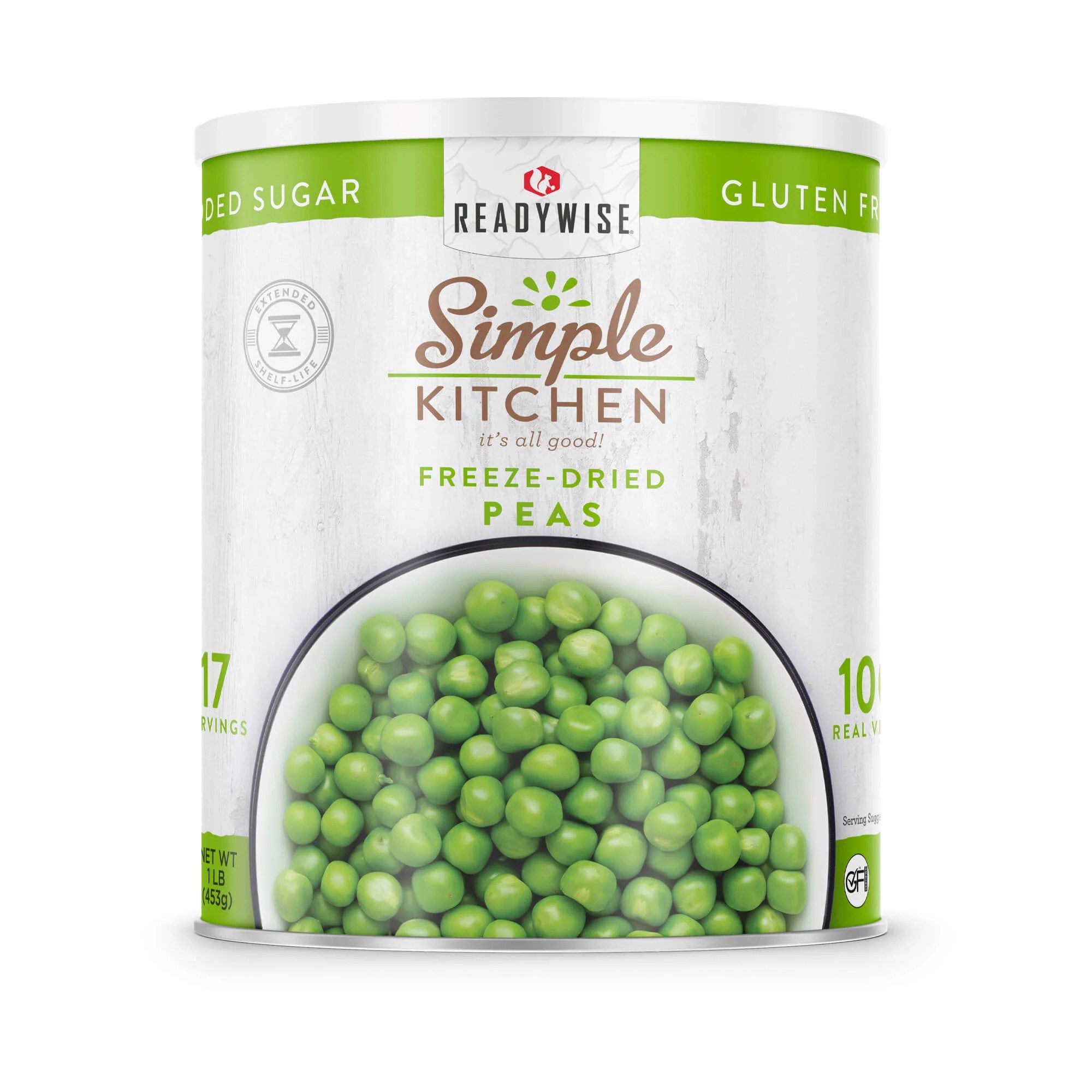 FreezeDried Peas 17 Serving 10 Can ReadyWise