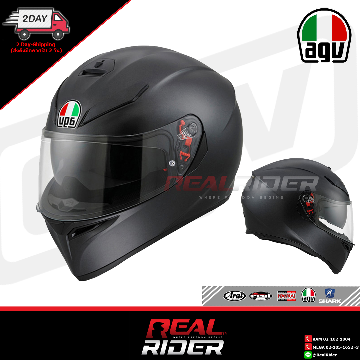 AGV K3 SV Review Helmet Labs