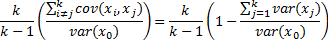 Cronbachs alpha formula