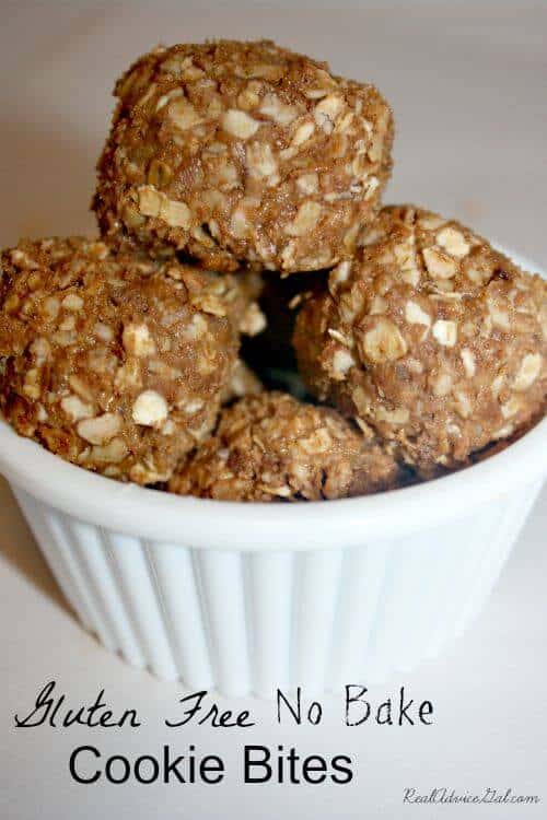 Gluten Free No Bake Cookie Bites Recipe
