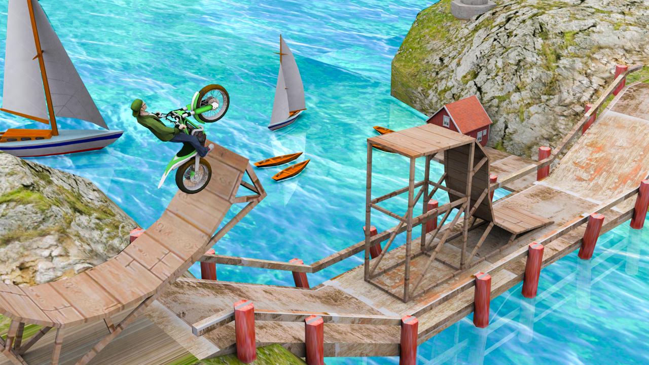 Stunt Bike Racing Game Tricks Apk Mod v1.0 Unlock All • Android • Real