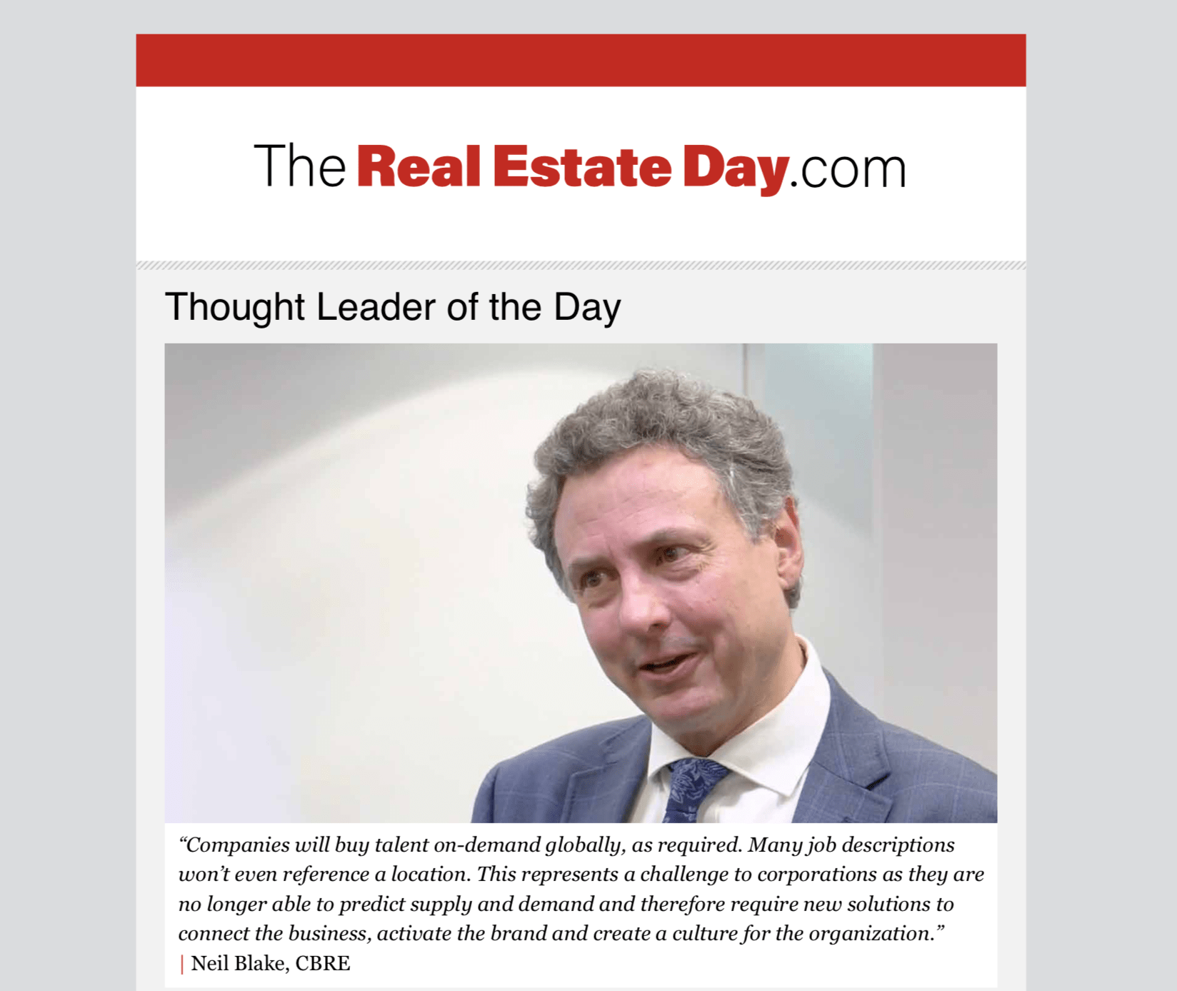 The Real Estate Day Real Asset Insight