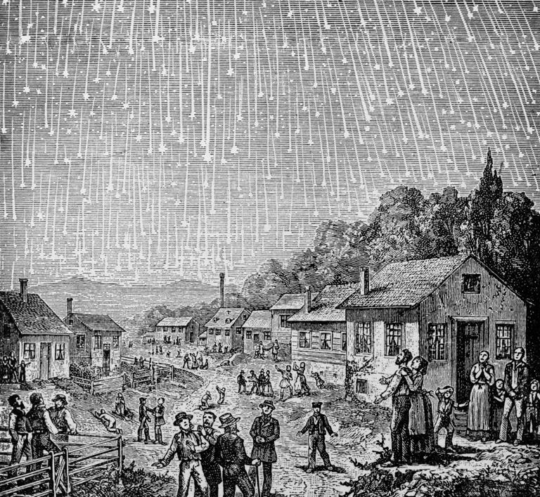 Meteor Shower Of November 1833 Real Climate Science