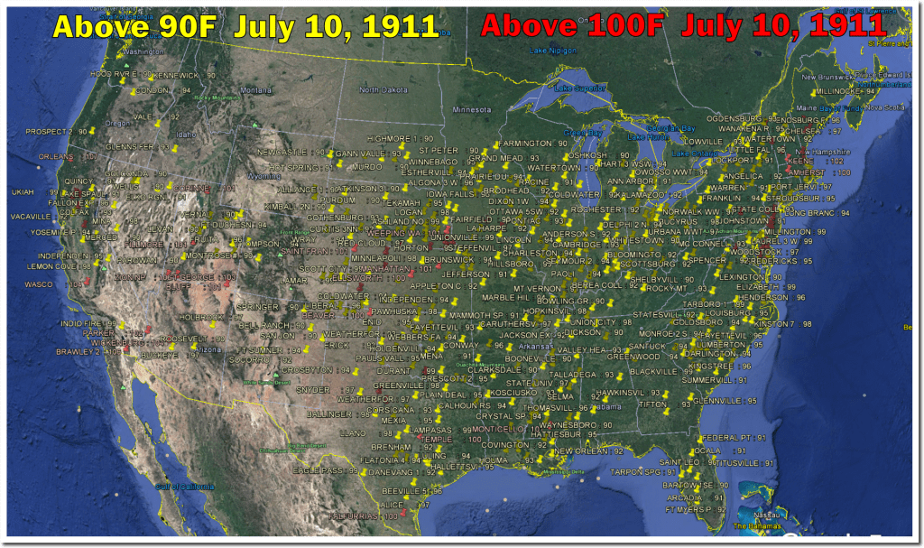 July 10, 1911 Hottest Day On Record In Maine Real Climate Science