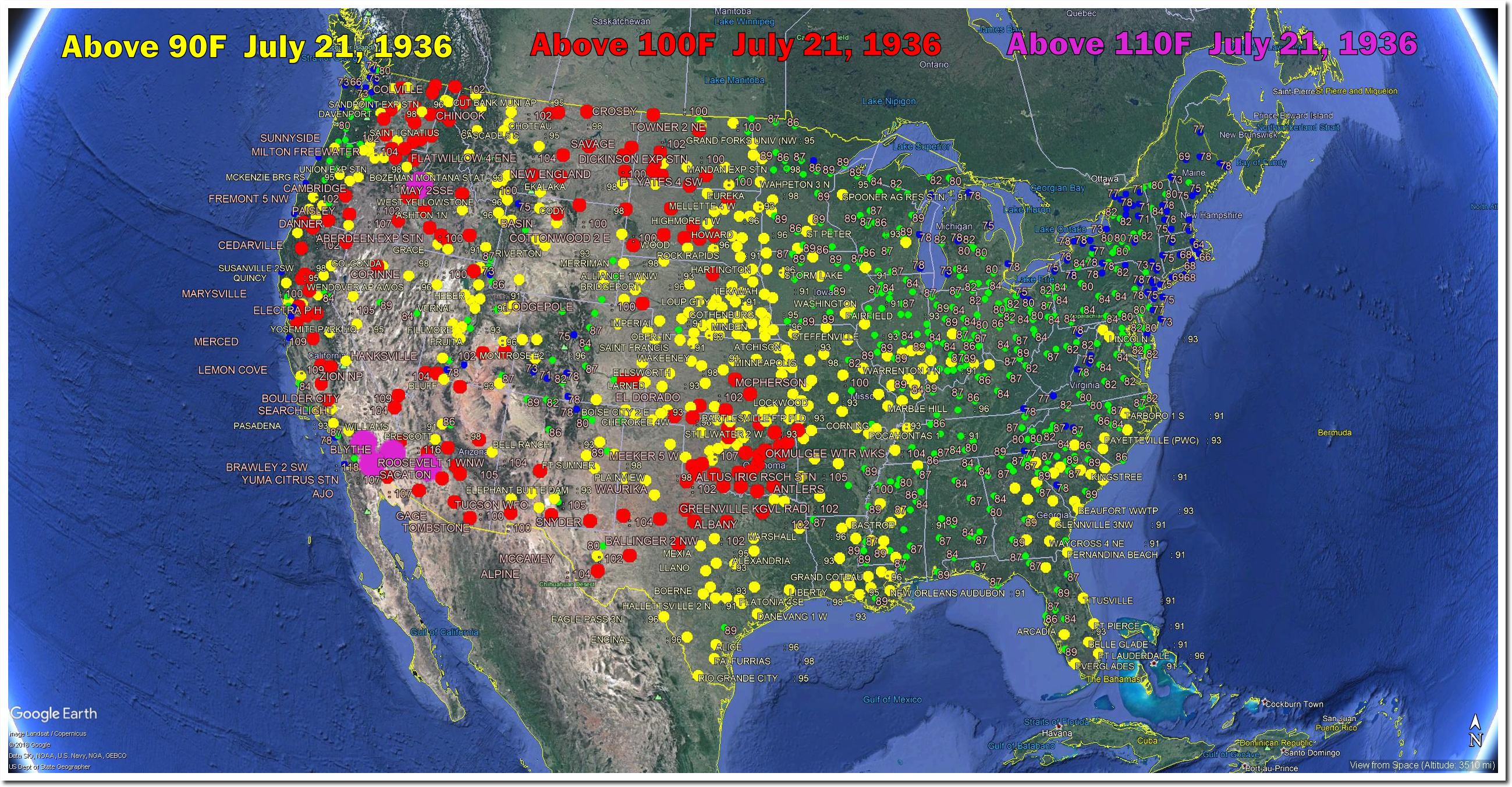 July 21 Record Heat Real Climate Science