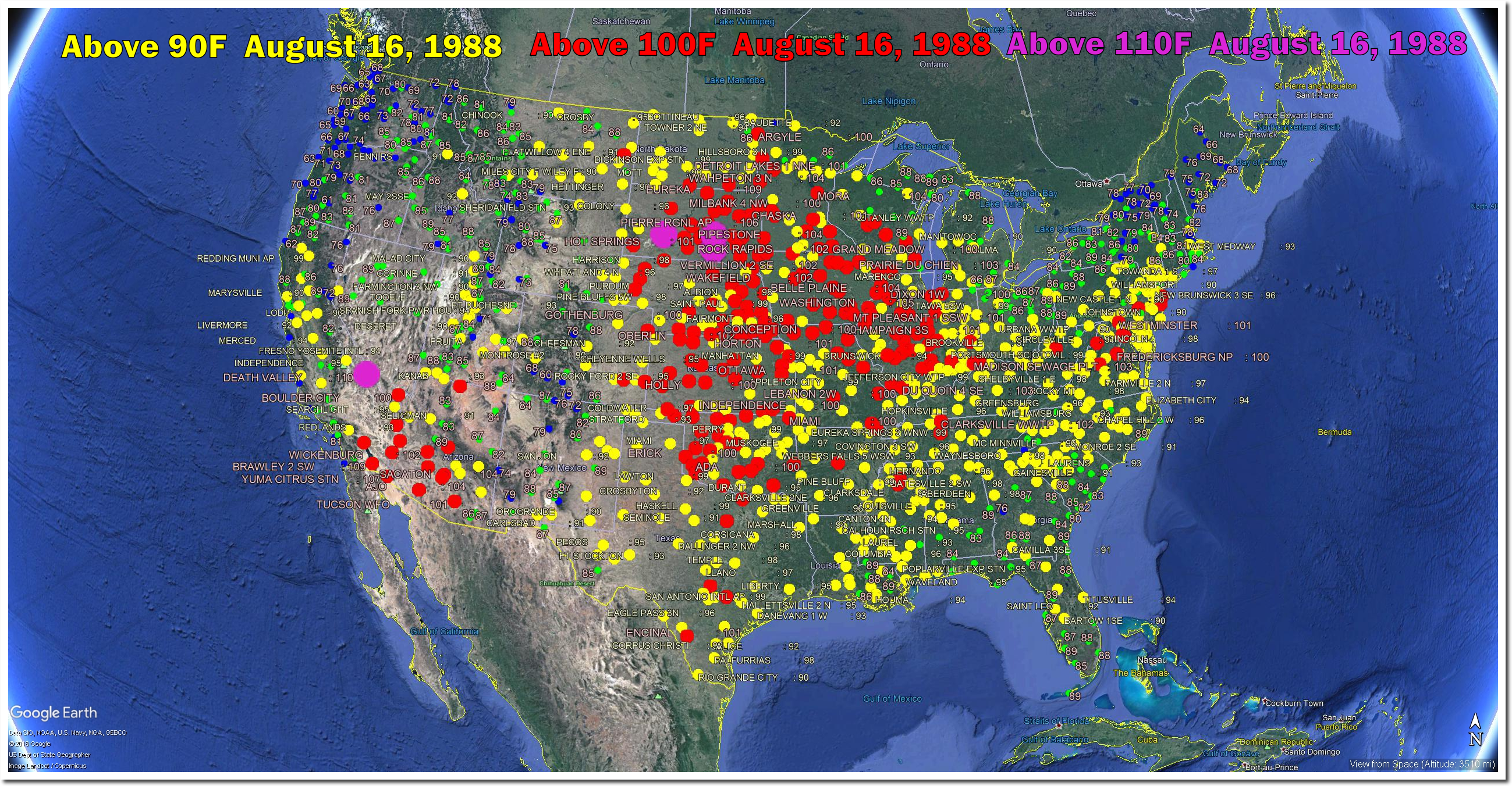 Plummeting August 16 Temperatures In The US Real Climate Science