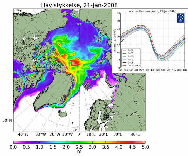 Expansion Of Thick Arctic Sea Ice Since 2008 Real Climate Science