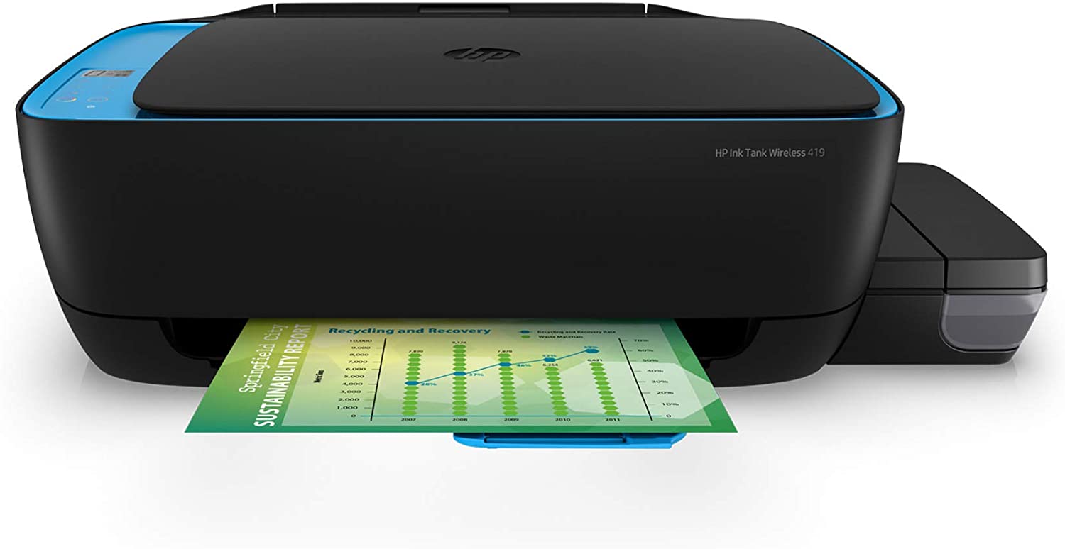 HP Ink Tank 419 WiFi Colour Printer Real Compusystem