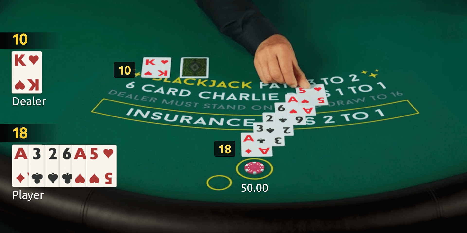 How to play blackjack Real Dealer Studios