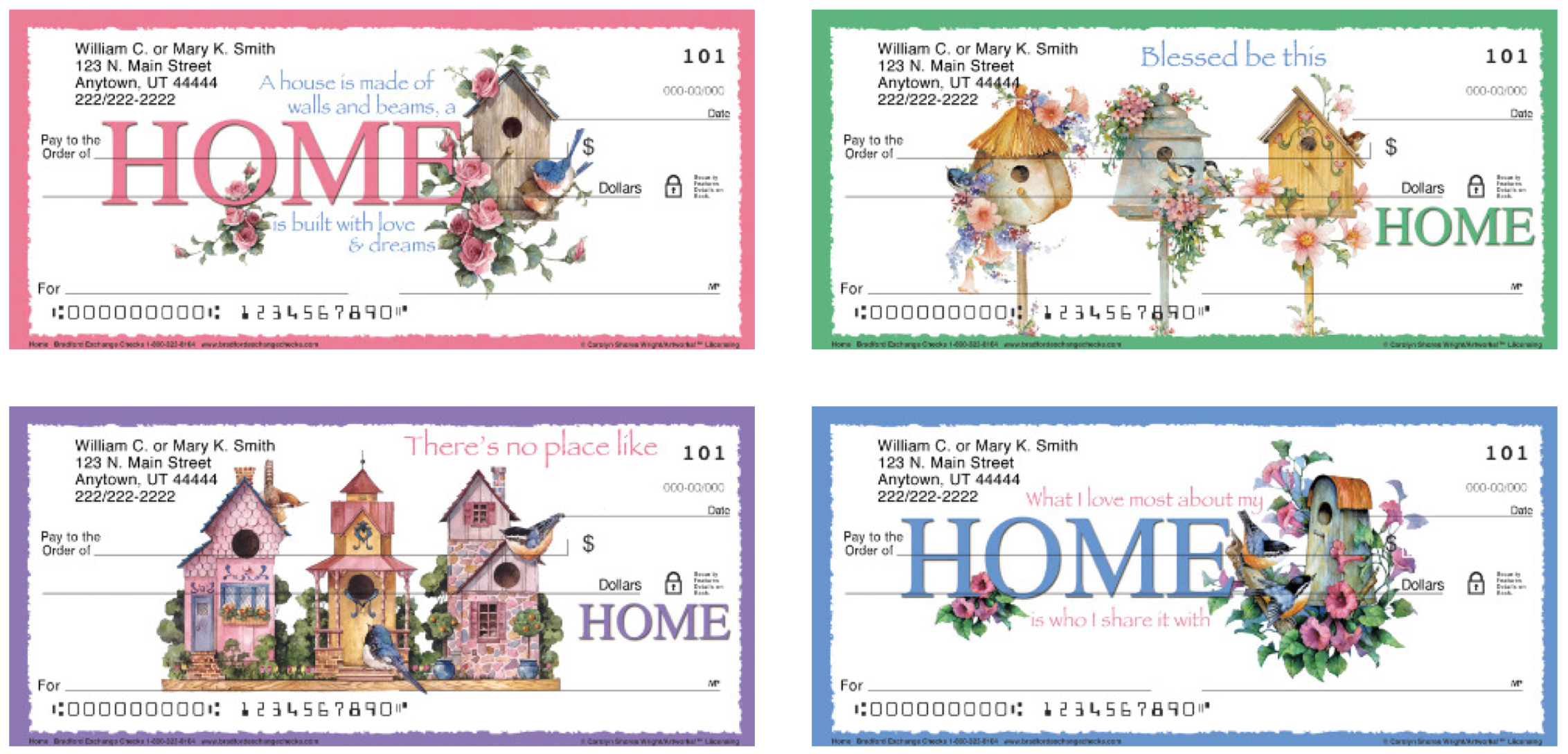 Business & Personal Realtor Checks Real Estate Marketing