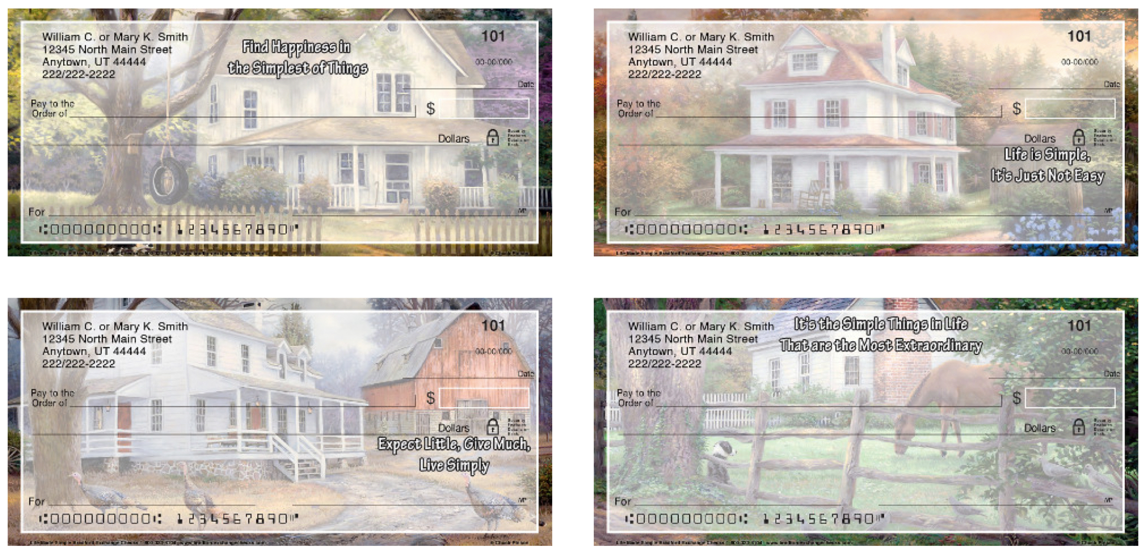 Business & Personal Realtor Checks Real Estate Marketing