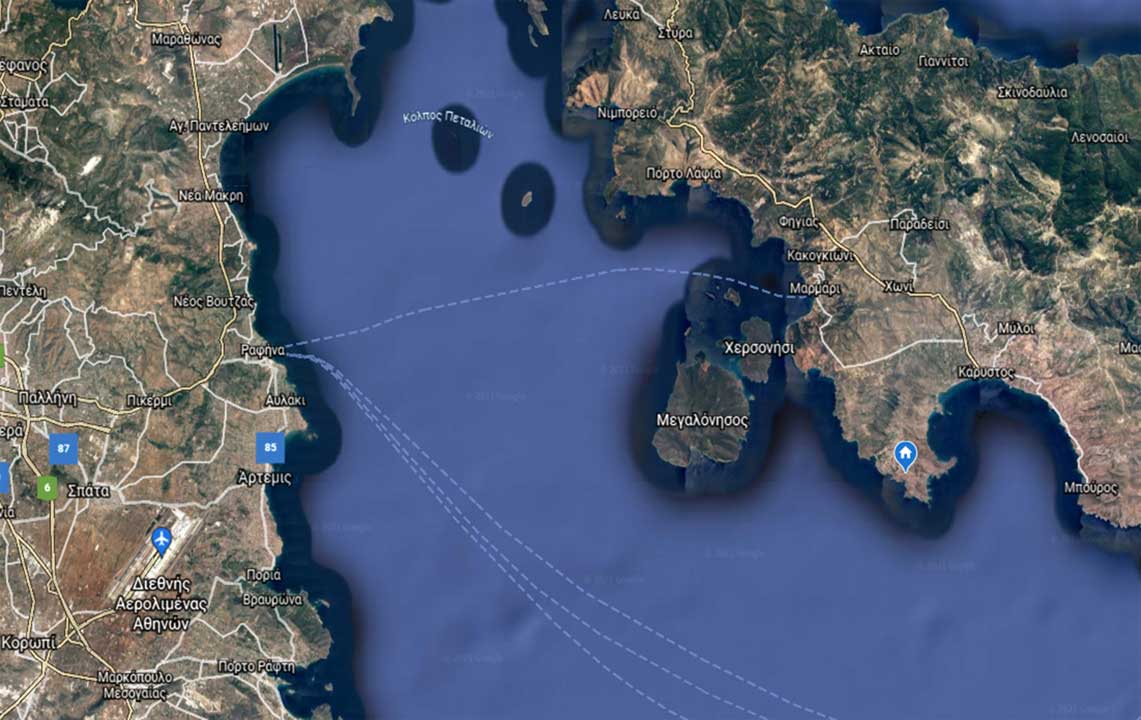 Plot for sale in Karystos, South Evia Real Estate Greek