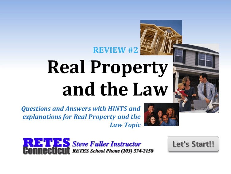 Salesperson Exam Course Preview Real Estate School In Bridgeport CT