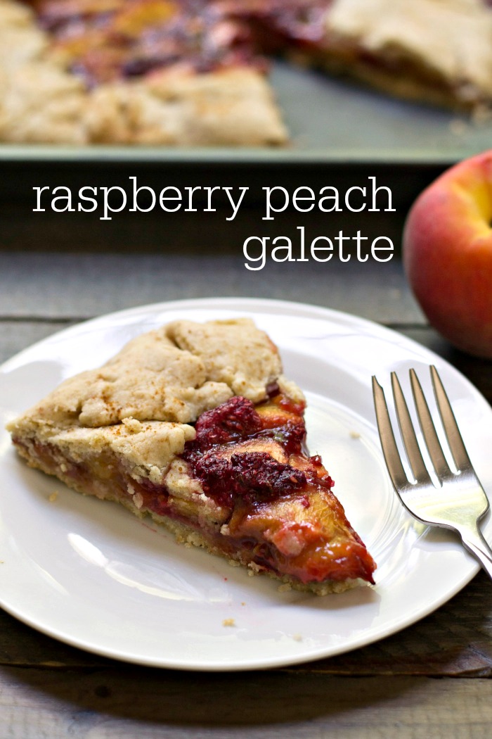 raspberry peach galette recipe