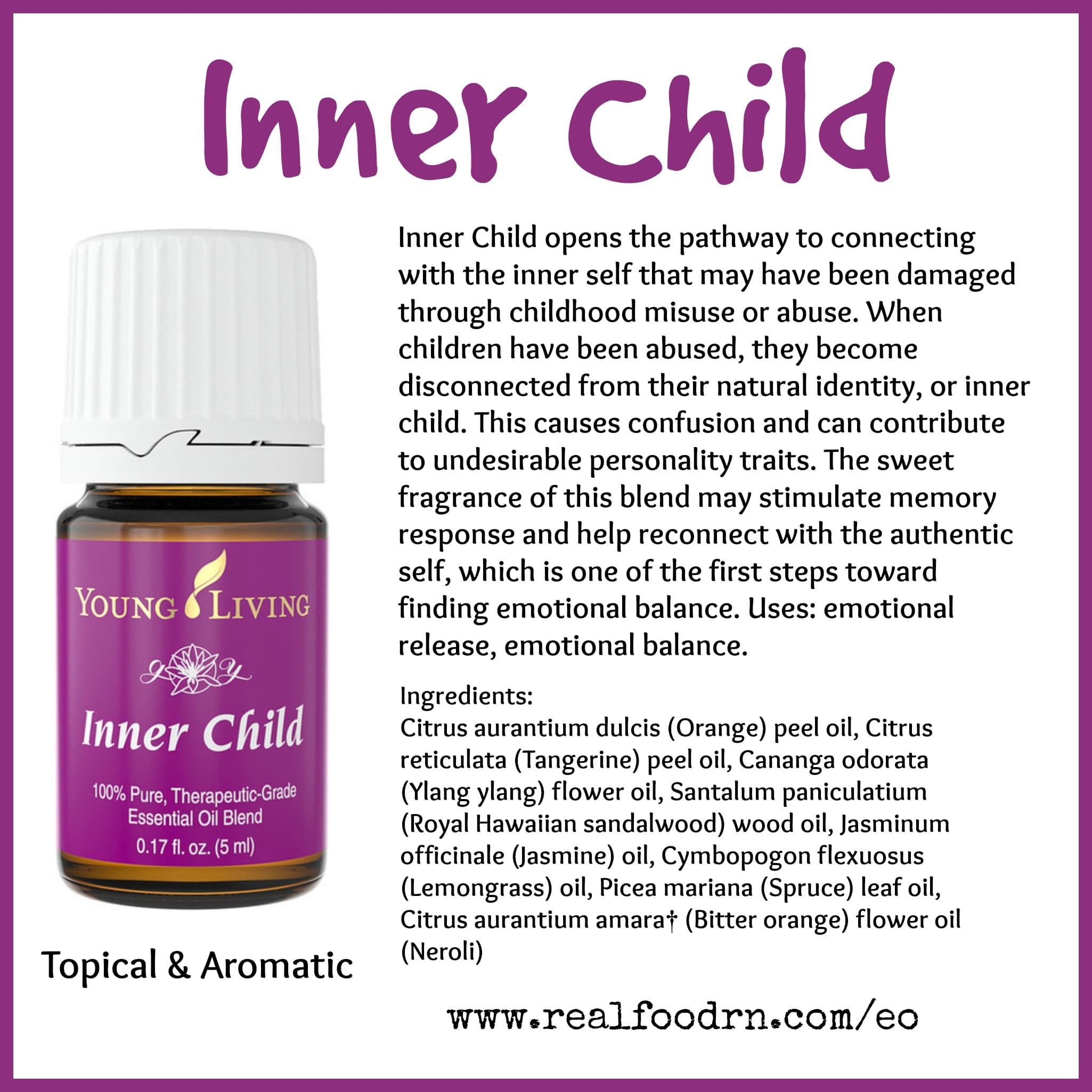 Inner Child Essential Oil Real Food RN