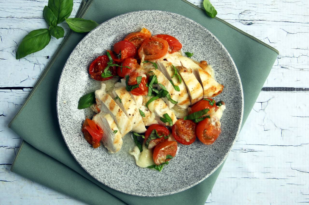 Keto Sheet Pan Bake Creamy Tomato Basil Chicken Real Food RN