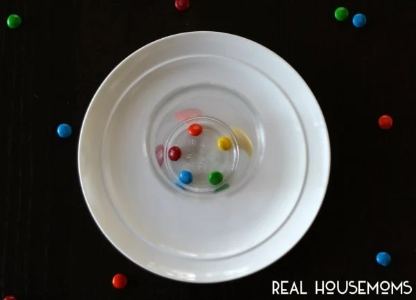 M and M Rainbow Science Experiment ⋆ Real Housemoms