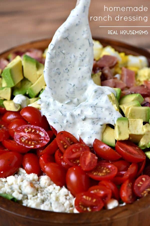Homemade Ranch Dressing ⋆ Real Housemoms