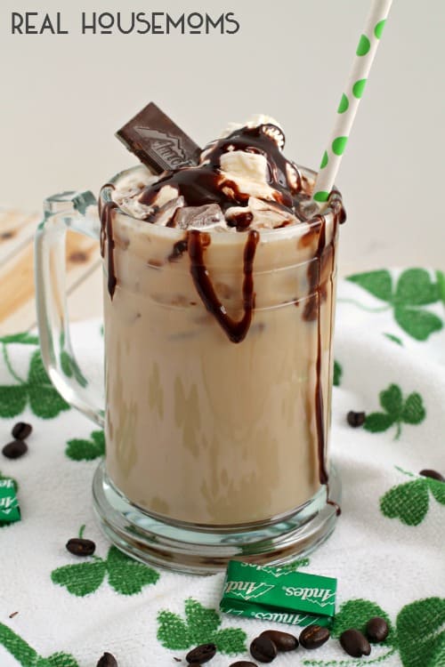 Irish Cream & Mint Iced Mocha ⋆ Real Housemoms