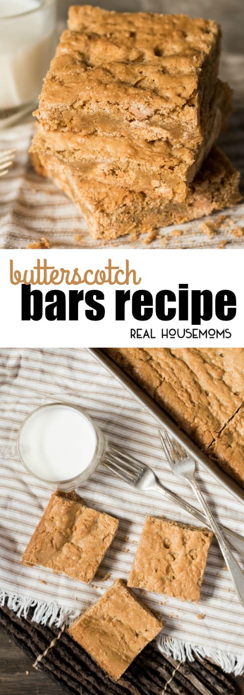 Butterscotch Bars ⋆ Real Housemoms