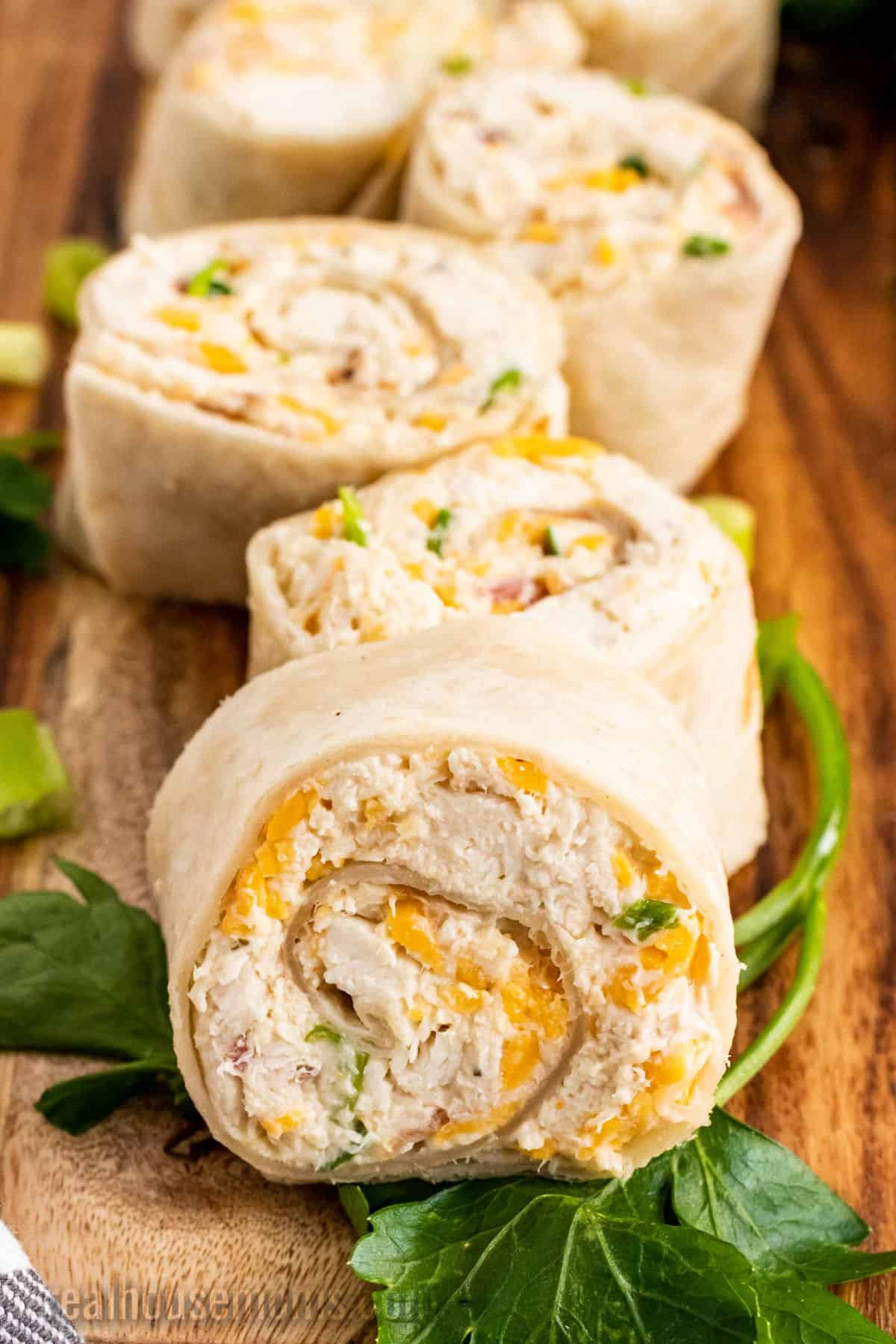 Chicken Bacon Ranch Pinwheels ⋆ Real Housemoms