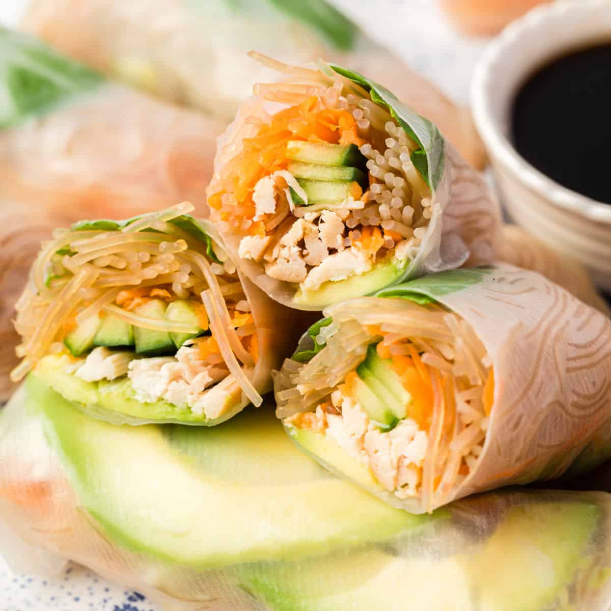 Chicken Spring Rolls ⋆ Real Housemoms