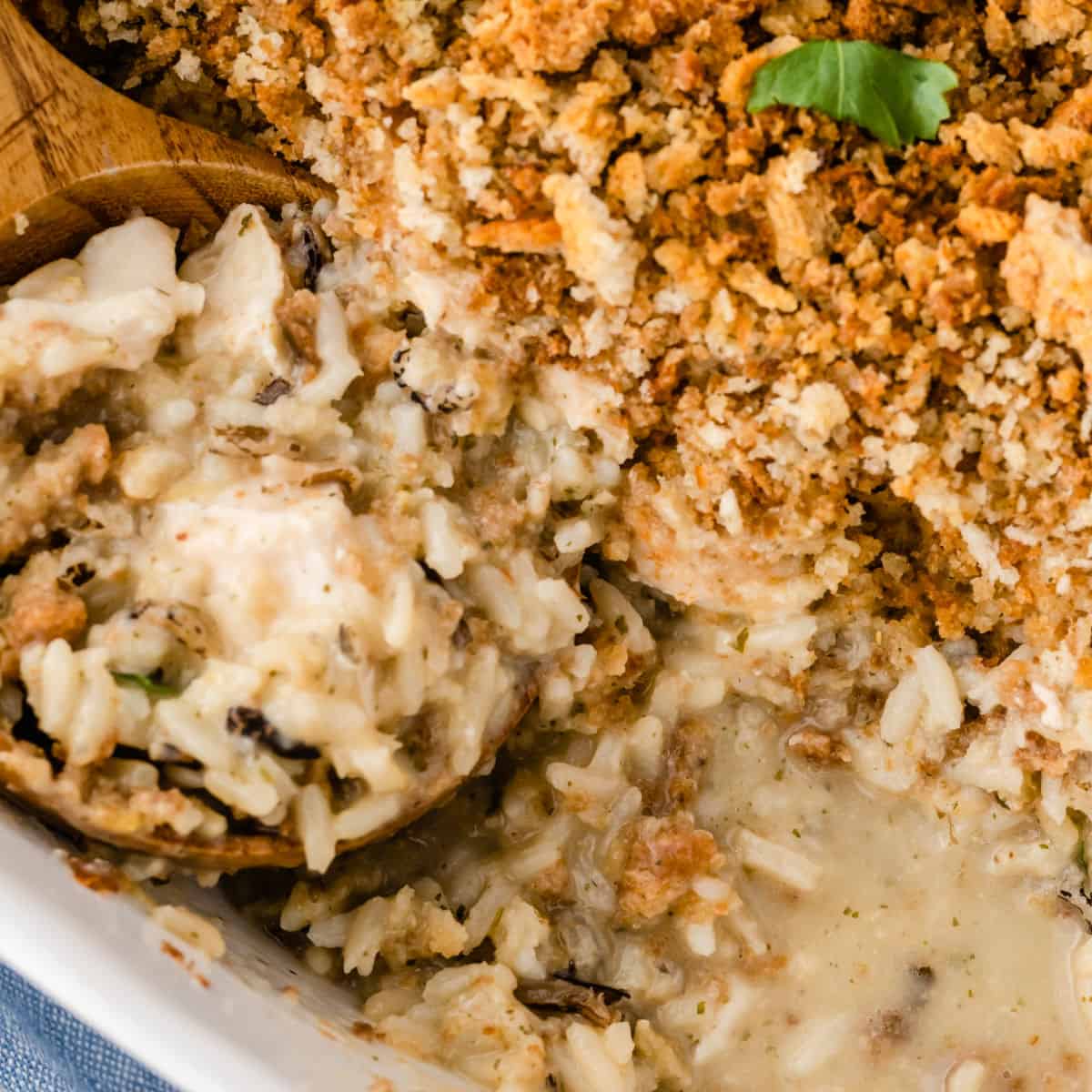 Chicken & Wild Rice Casserole ⋆ Real Housemoms