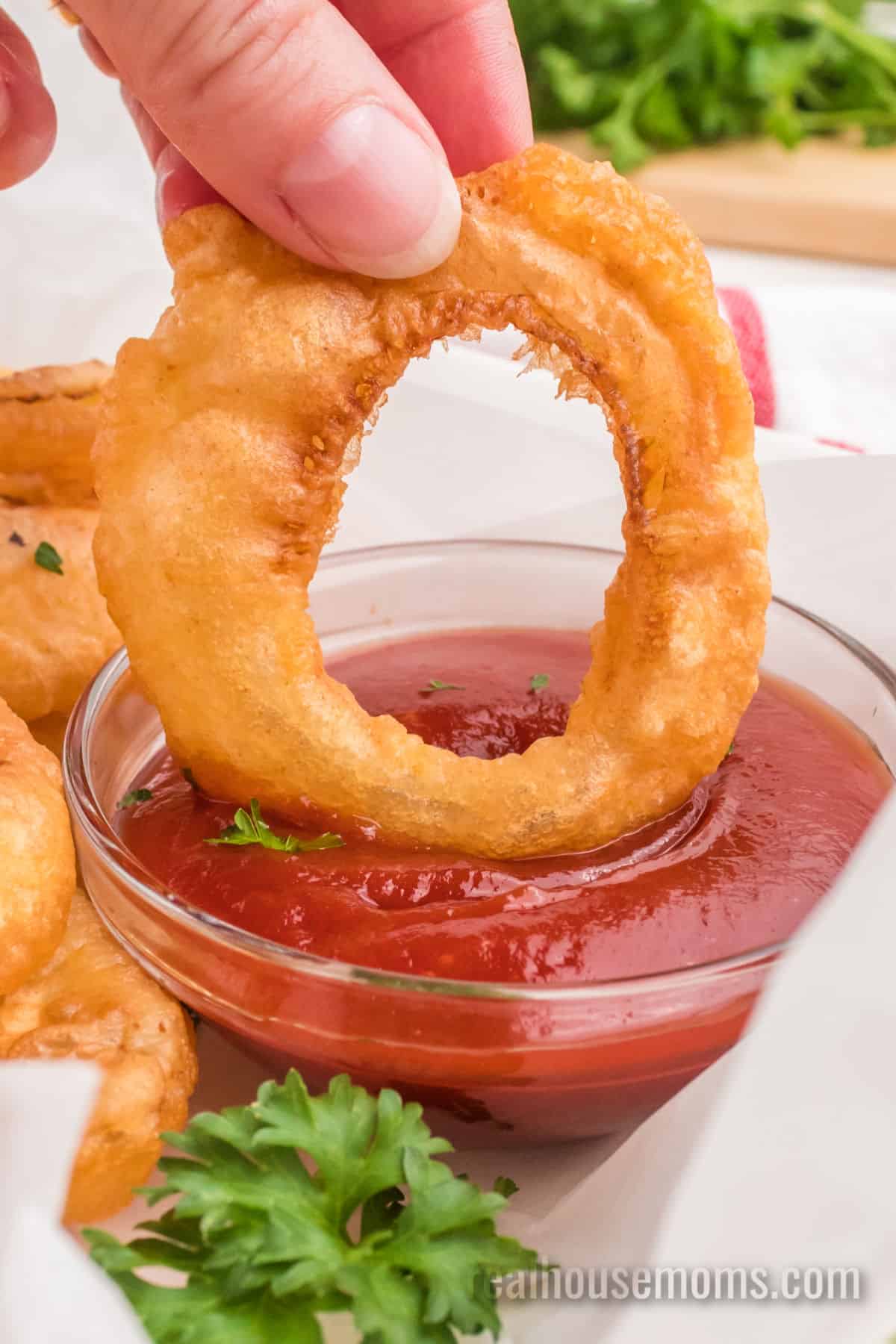 Crispy Onion Rings ⋆ Real Housemoms