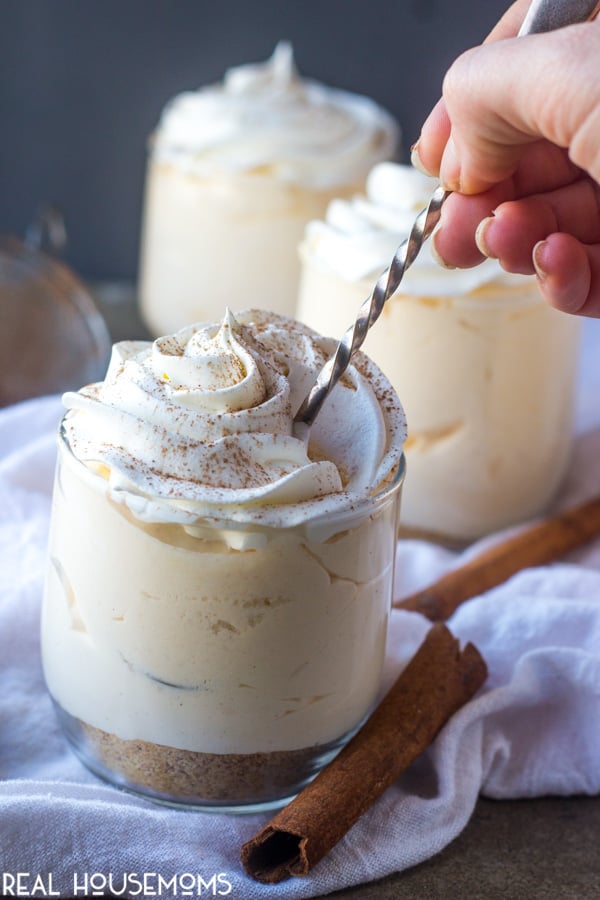 Eggnog Mousse Parfaits Real Housemoms