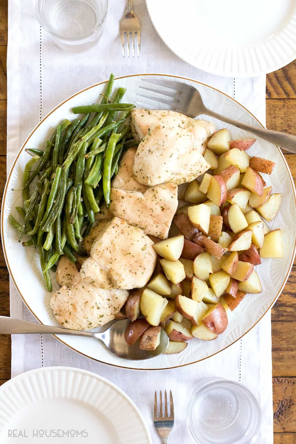 One Pan Ranch Chicken Dinner ⋆ Real Housemoms