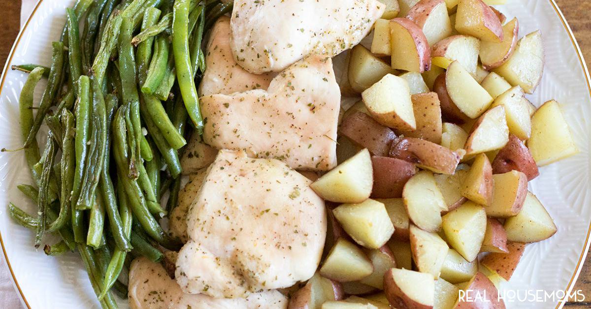 One Pan Ranch Chicken Dinner ⋆ Real Housemoms