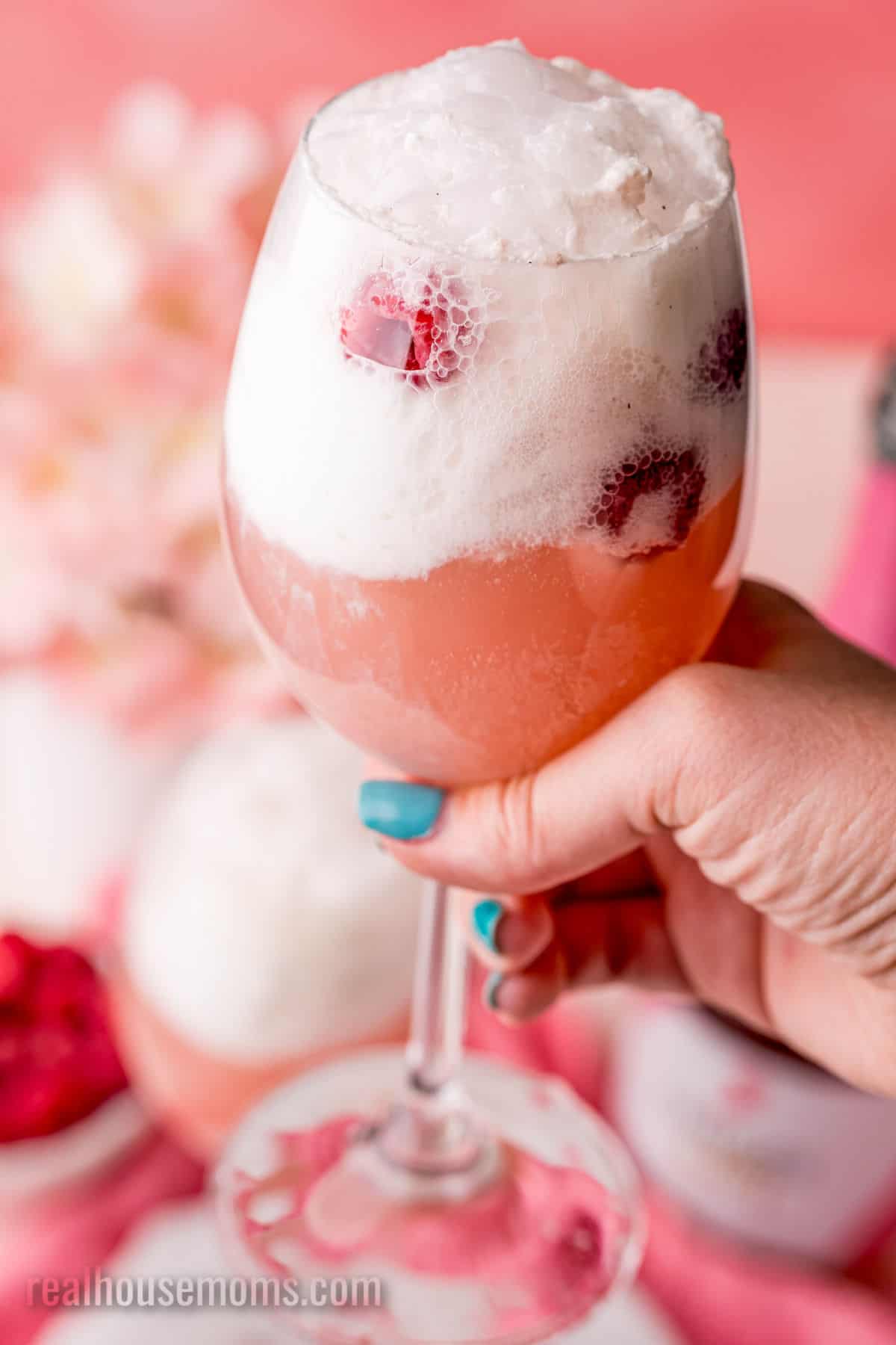 Raspberry Wine Float ⋆ Real Housemoms