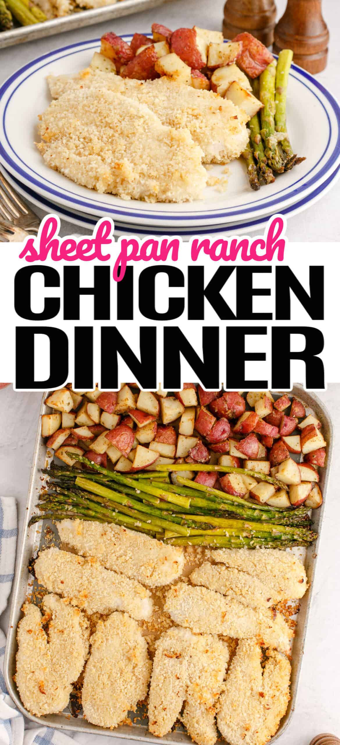 Sheet Pan Ranch Chicken Dinner ⋆ Real Housemoms