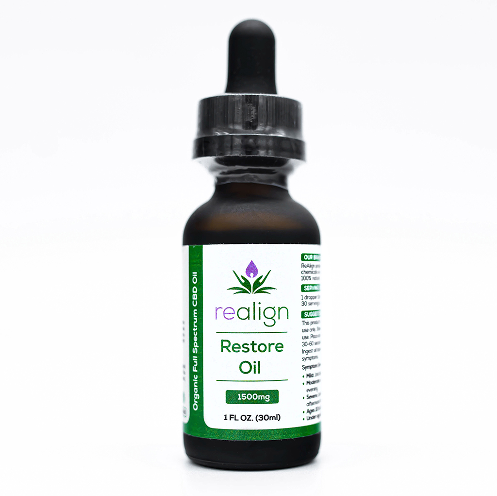 Restore Oil 1500mg Realign Organic CBD