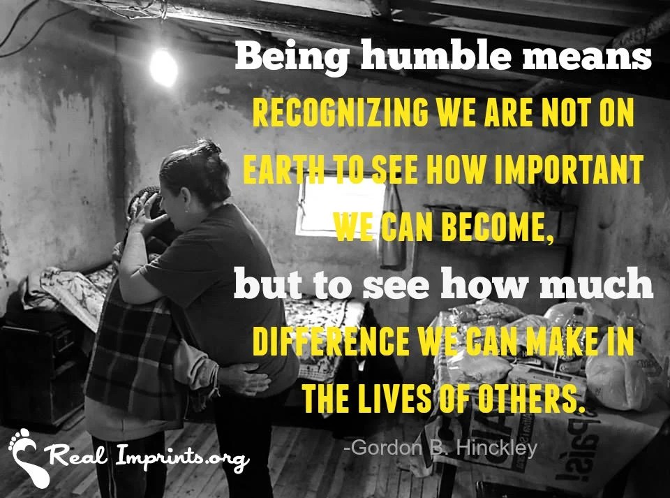 Being Humble Real Imprints