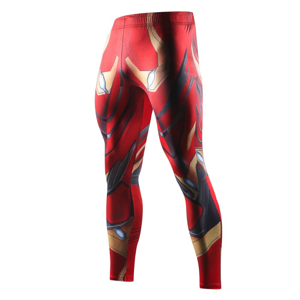 Iron Man Crossfit Pants Men 3D Compression Leggings REAL INFINITY WAR