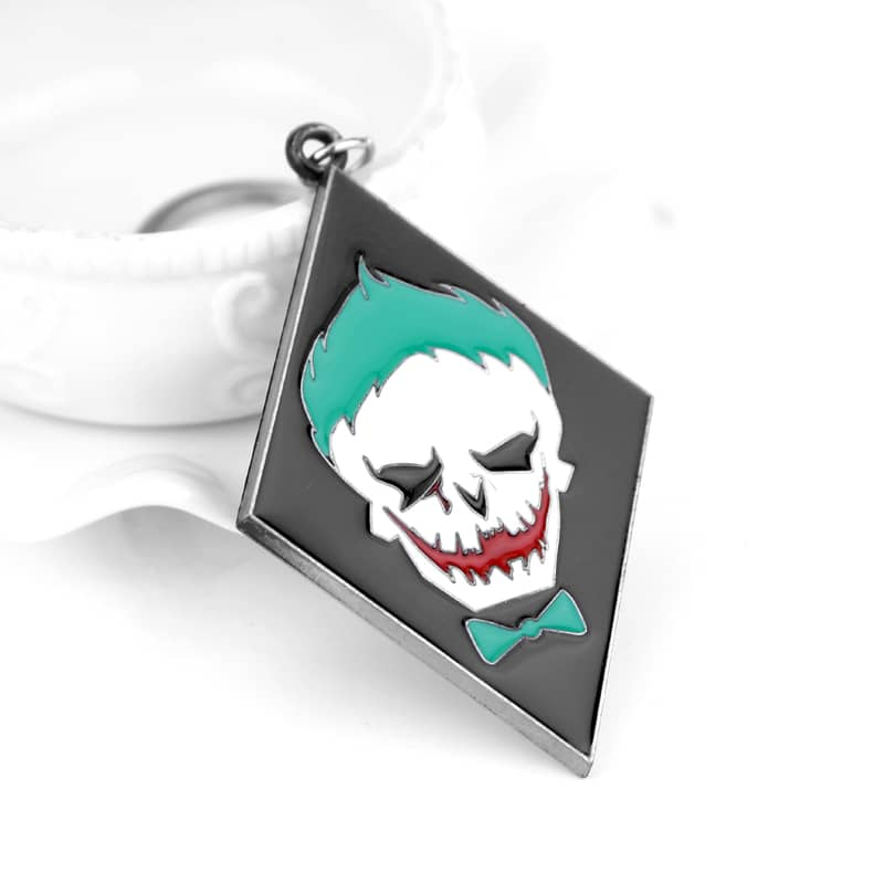 Joker Skull Suicide Squad Keychain REAL INFINITY WAR