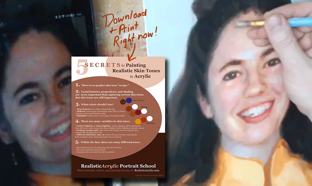 Learn How to Paint Realistic Skin Tones With My Free Printable Guide