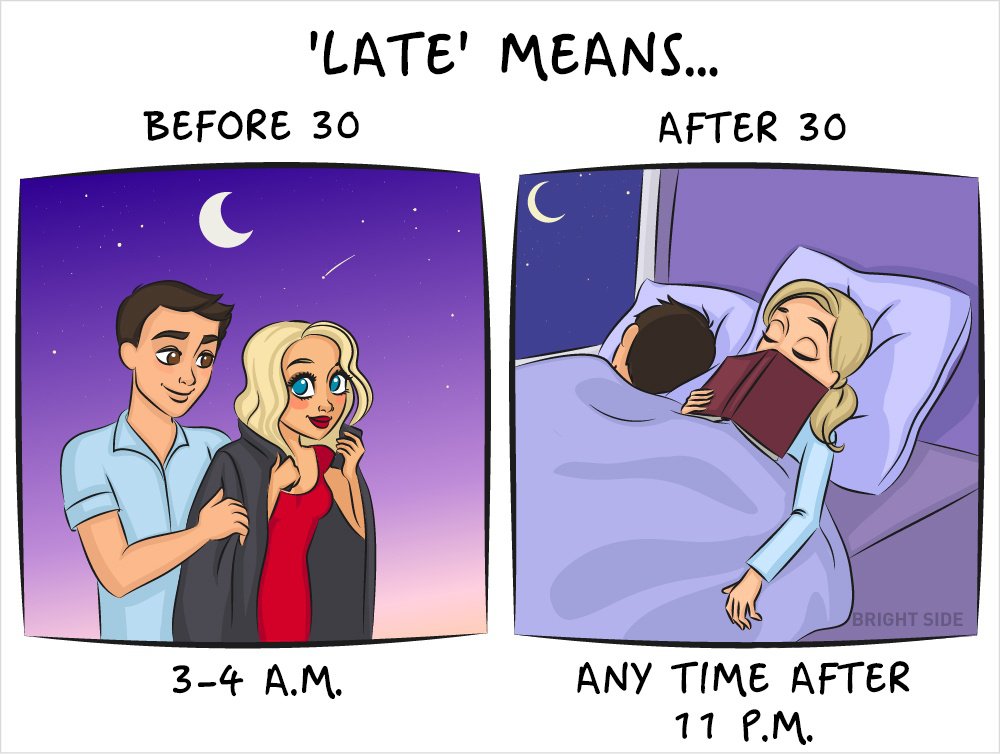 Hilarious Illustrations Perfectly Sum Up Life In Your 20s vs 30s
