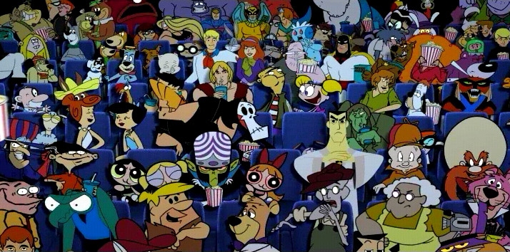 The strongest cartoon characters (nothing but the superheroes of our