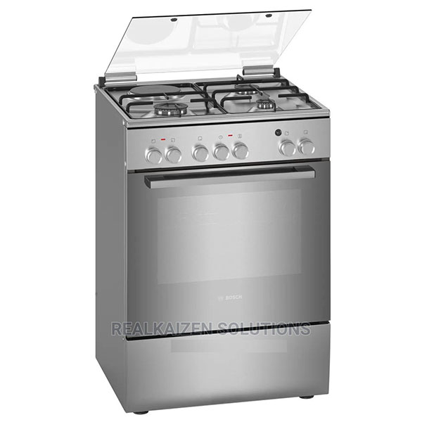BOSCH Stainless Steel Freestanding Dual Fuel Cooker Oven Realkaizen
