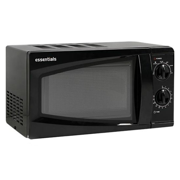 Quality Essentials Black Microwave 17L Realkaizen