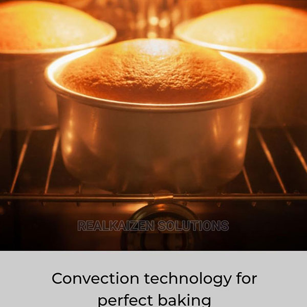 Clikon 100L Electric Toaster Rotisserie Oven 2000W Realkaizen