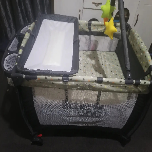 Little One Foldable Portable Deluxe Camp Cot Baby Kid Bed Realkaizen